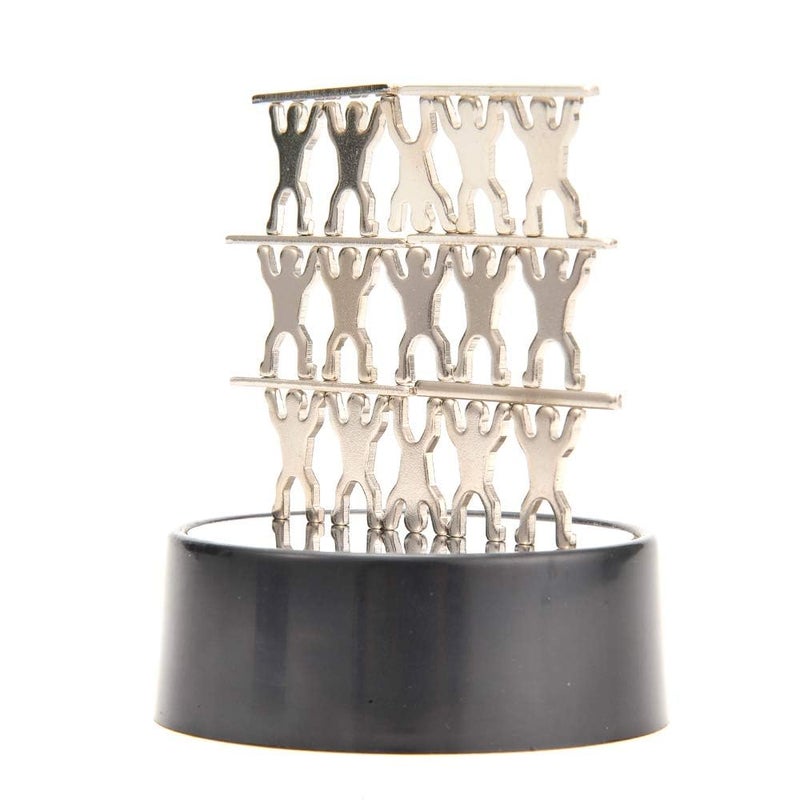 PowerTRC Magnetic Desktop Sculpture (Acrobats) | Mini Magnetic Art Decoration for Desktop | Fun Stress Relief Office Gift - Image 5